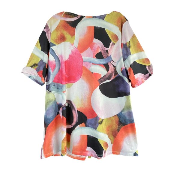 Michael Tyler Short Sleeve Color Tunic NWT - Picture 2 of 4